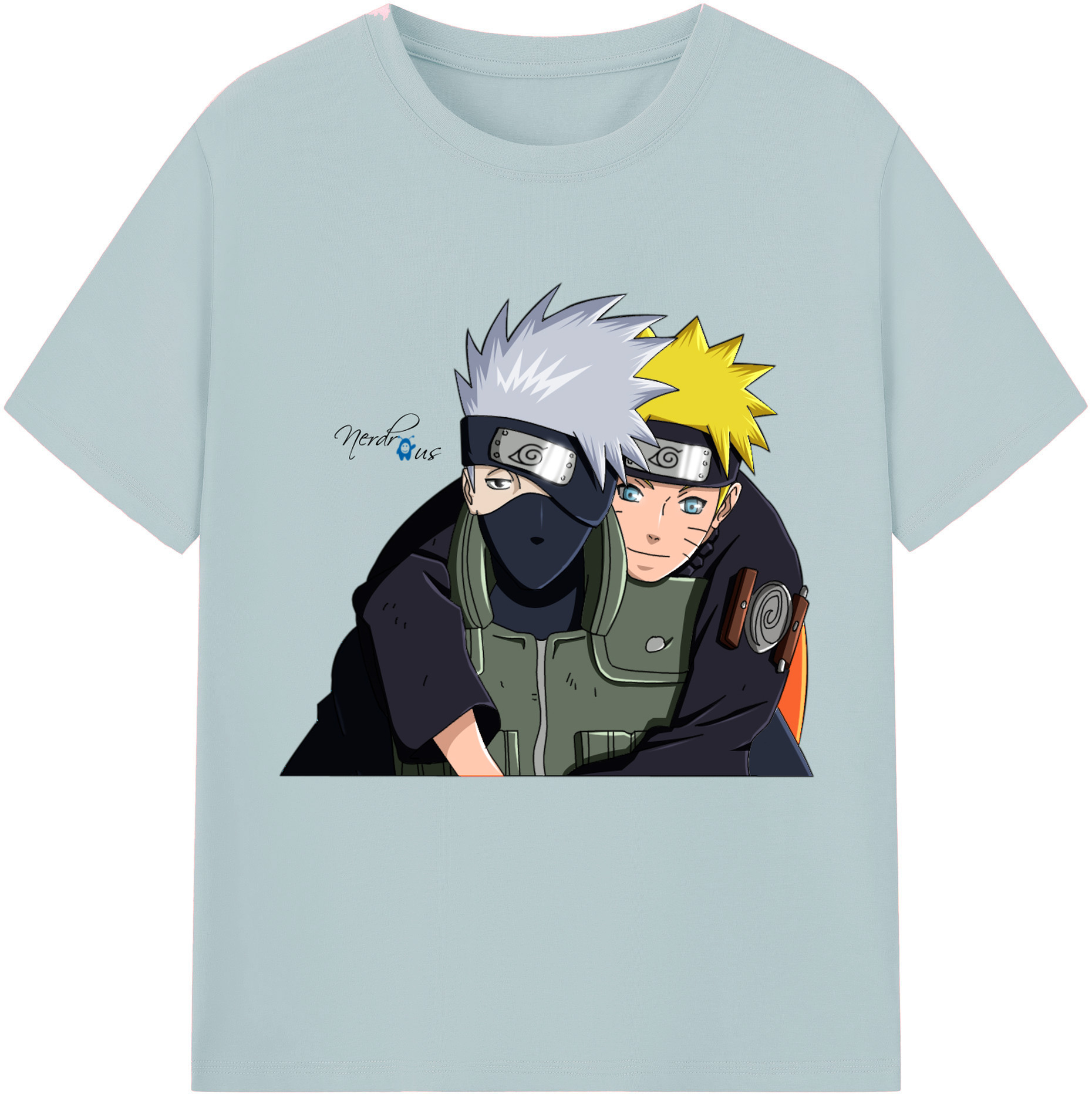 （画像用） NARUTO -ナルト- はたけ カカシ Hatake Kakashi 綿100％半袖Tシャツ（フロントプリント）